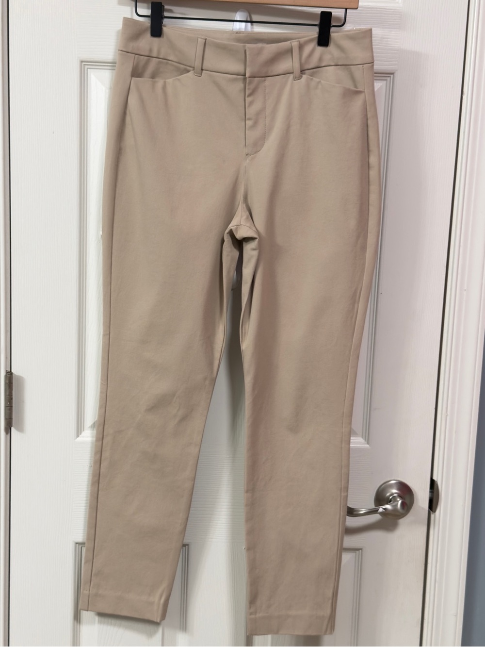 Old Navy Women's Cropped Tailored Pants in Beige